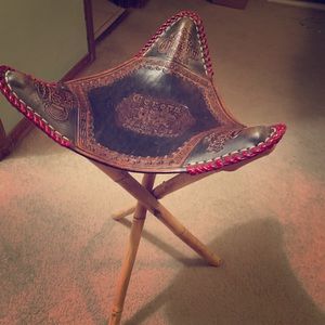 Vintage portable stool